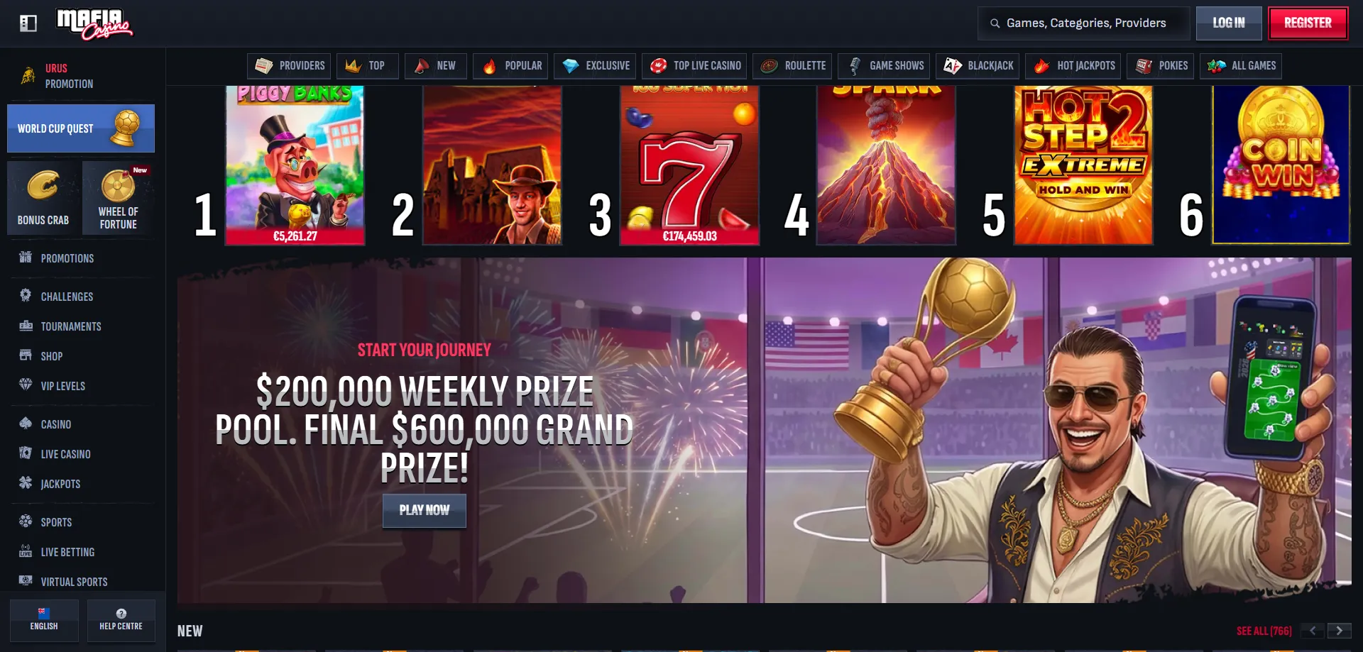 Mafia Casino mobile app NZ — slots and live casino on your phone
